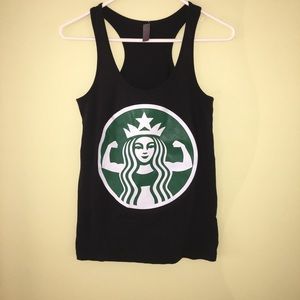 STARBUCKS WORKOUT TANK!!
